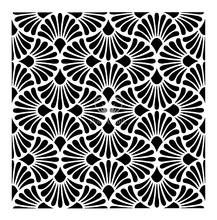 Art Deco Fan Stencil